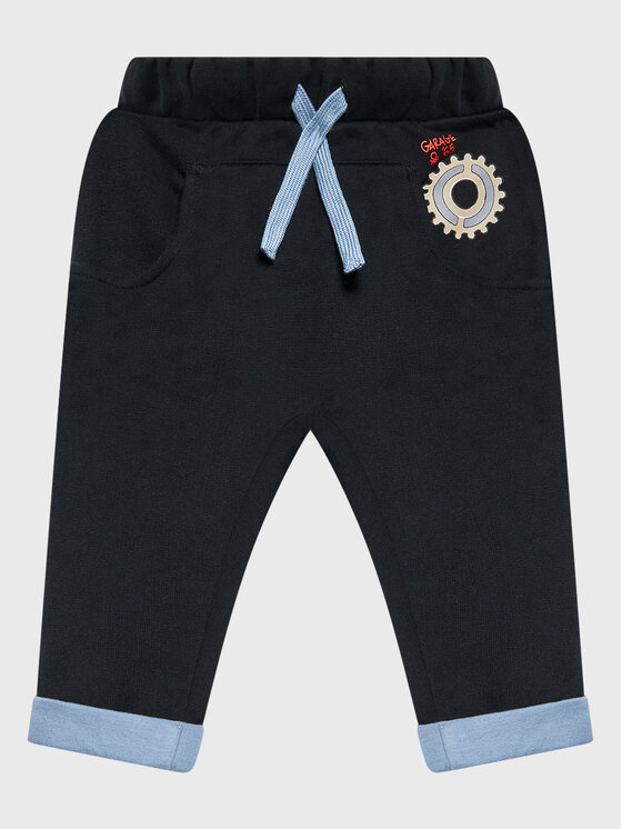 United Colors Of Benetton Spodnie dresowe 3J74GF00X Czarny Regular Fit