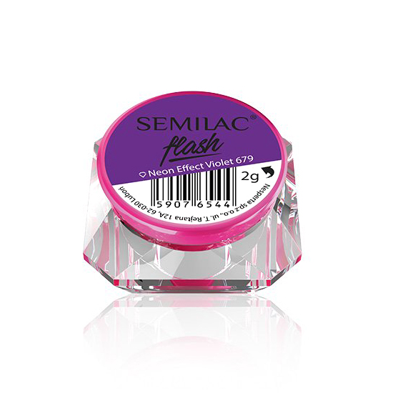 Semilac Pyłek Flash Neon Effect Intense Violet 679 SA040