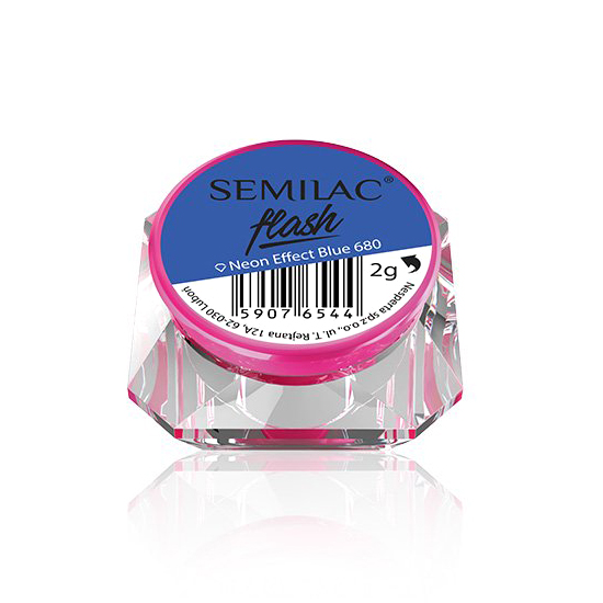 Semilac Pyłek Flash Neon Effect Intense Blue 680 SA041