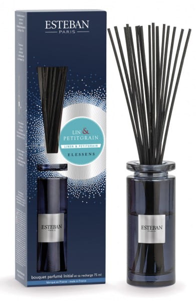 Pałeczki Zapachowe - Esteban Paris - Elessens - Linen & Petitgrain - 75ml