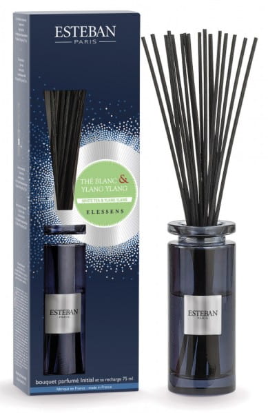 Pałeczki Zapachowe - Esteban Paris - Elessens - White Tea & Ylang Ylang - 75ml