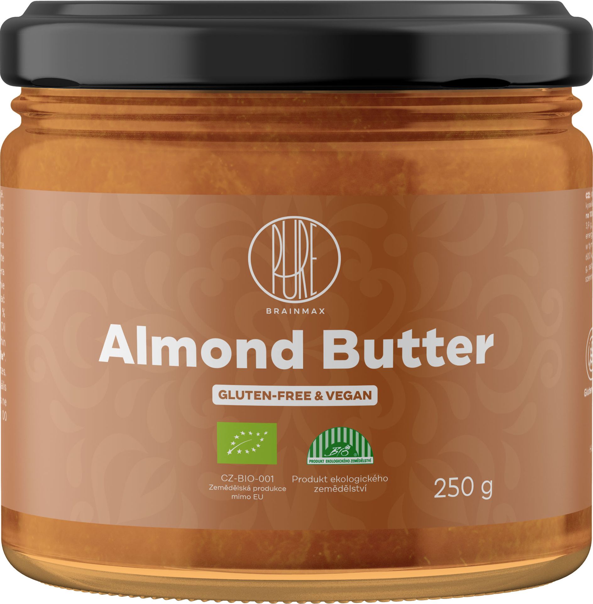 BrainMax Pure Almond Butter, 100% Krem z migdałów, BIO, 250 g
