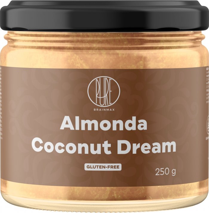 BrainMax Pure Almonda, Krem z migdałów z kokosem, 250 g