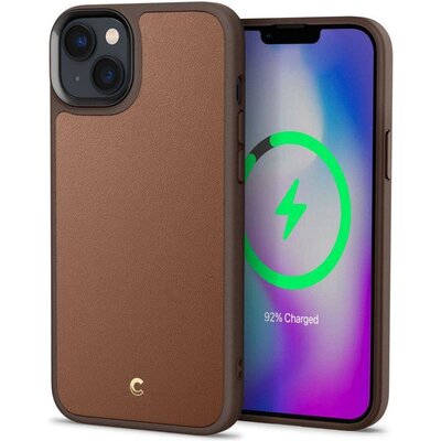 Etui SPIGEN Cyrill Kajuk Mag Magsafe do Apple iPhone 14 Plus Brązowy