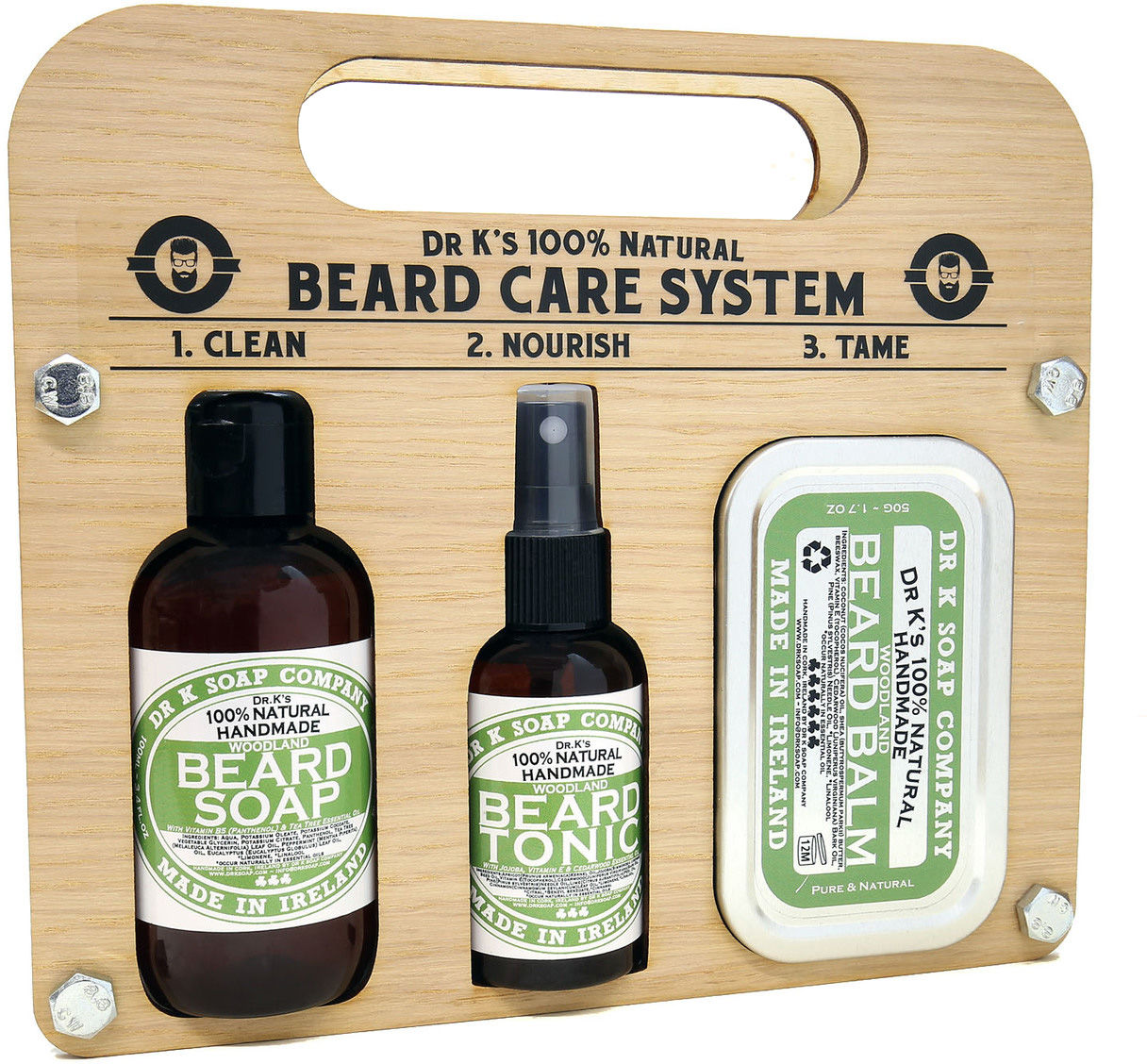 Dr K Soap Beard Care System Woodland - zestaw do pielęgnacji brody