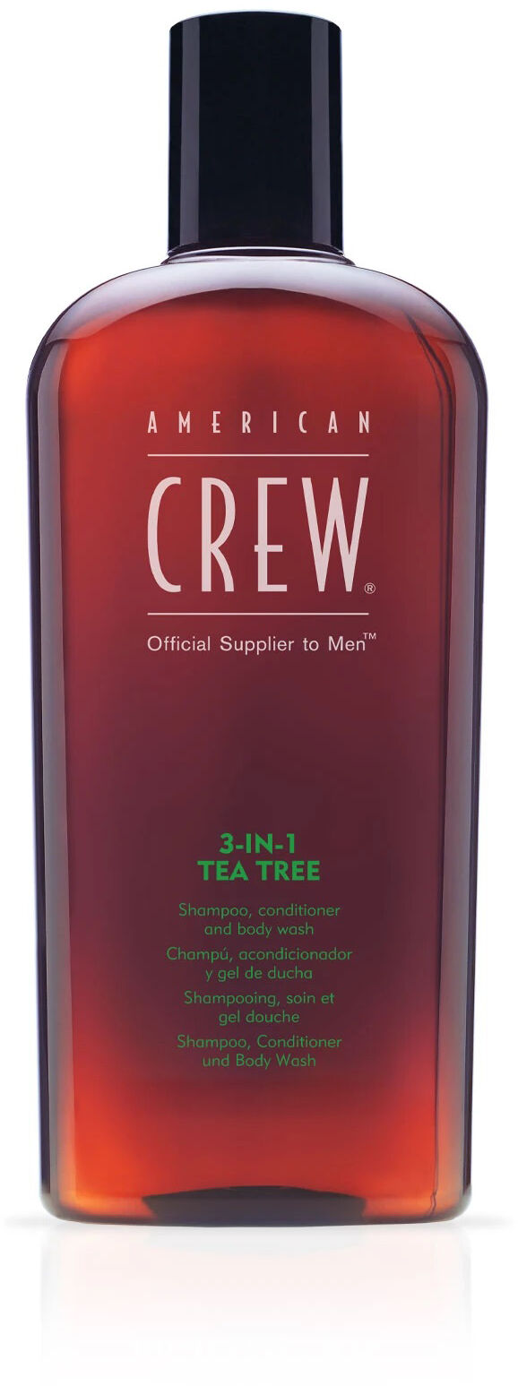 American Crew Tea Tree - 3w1 męski szampon żel pod prysznic i odżywka w jednym 250 ml