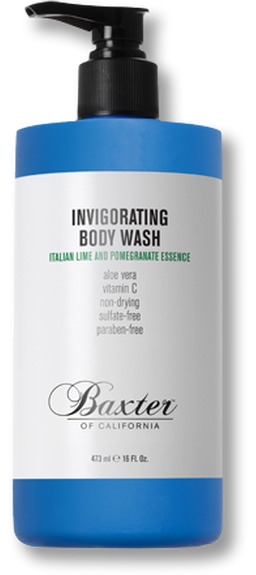 Baxter of California - Męski nawilżający żel do mycia ciała włoska limonka i granat - 473ml