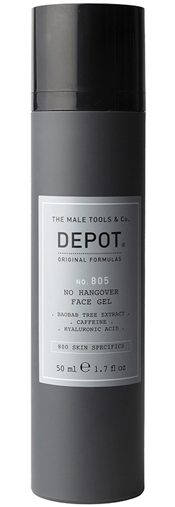 Depot 805 Żel nawilżający i orzeźwiający skórę twarzy z ekstraktem z baobabu i kofeiną 50ml