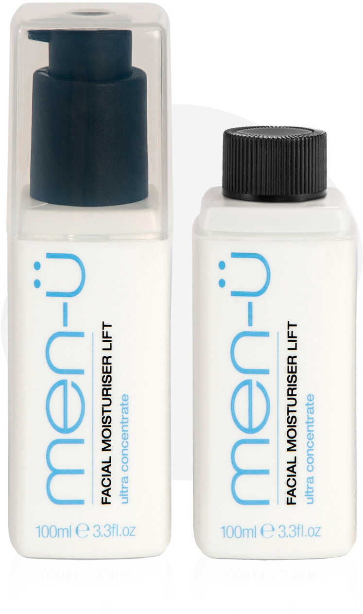 men-u refill kit - Liftingujący balsam po goleniu zestaw 2x100 ml