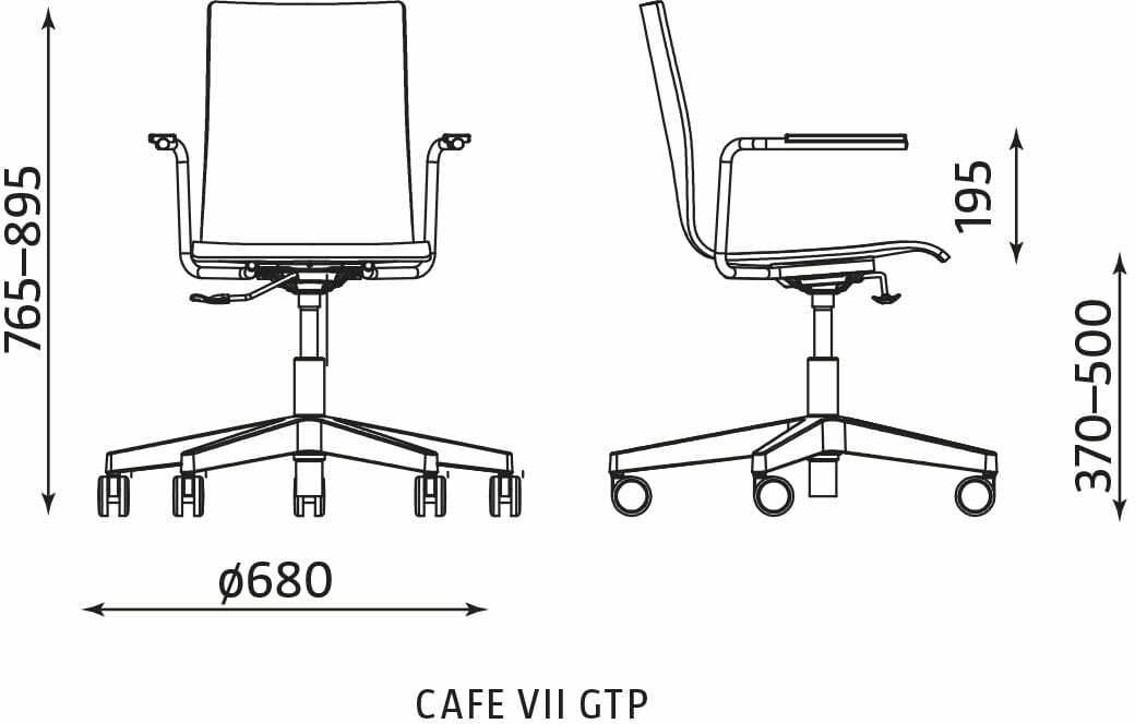 Krzesło Nowy Styl CAFE VII GTP A PLUS 