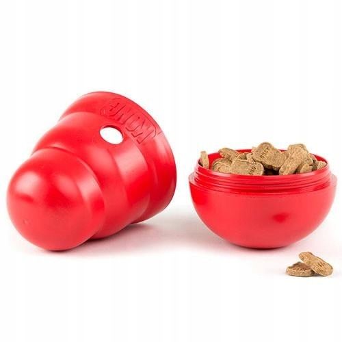 Kong zabawka dla psów wobbler, napełniana przekąskami, l, czerwony PW1
