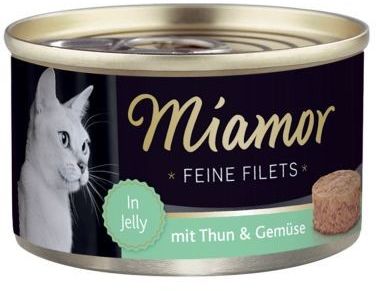 Miamor Feine Filets - filety mięsne smak: tuńczyk z warzywami 100g