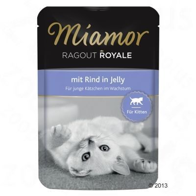 Miamor Ragout Royale Kitten smak wołowina saszetka 22x100g