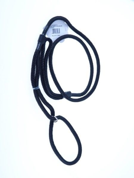 CHABA - Smycz ringówka czarna 140cm x 2,5mm