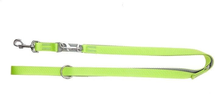 DINGO - Smycz energy regulowana zielona 10mm