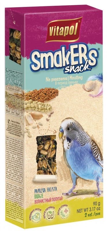 Vitapol Smakers Dla Papugi Falistej - Na Pierzenie 2Szt [2116]