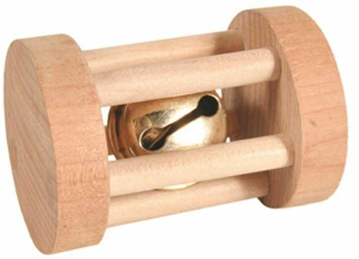 Trixie Zabawka drewniana z dzwonkiem dla chomika