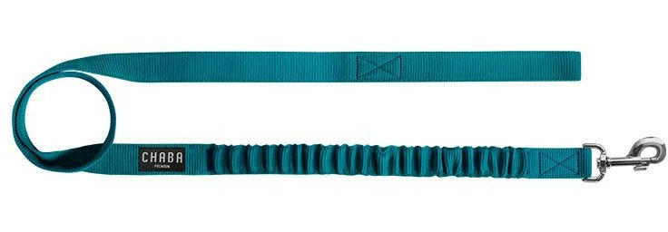 CHABA - Smycz z amortyzatorem morska 122x1,5cm