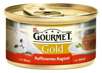 Purina Gourmet Gold Ragout, 12 x 85g - Wołowina