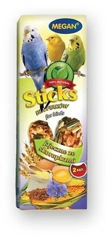 Megan Sticks dla ptaków jajeczne ze skorupkami 2 szt