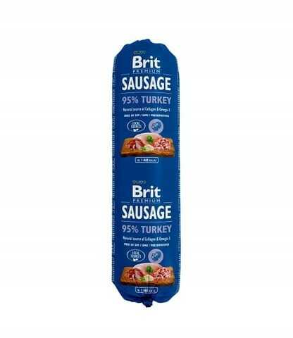 Фото - Корм для собак Brit  Care sausage turkey kiełbasa z indykiem pies 800g 