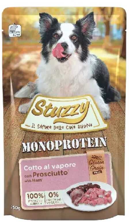 Versele-Laga Versele-Laga Stuzzy Dog Monoprotein 150 g hipoalergiczna karma mokra dla psa szynka 150g