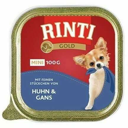 Rinti Gold Mini Kurczak i gęś 100g