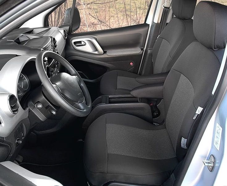 Peugeot Partner II / Citroen Berlingo II Combi - Miarowe pokrowce na przód