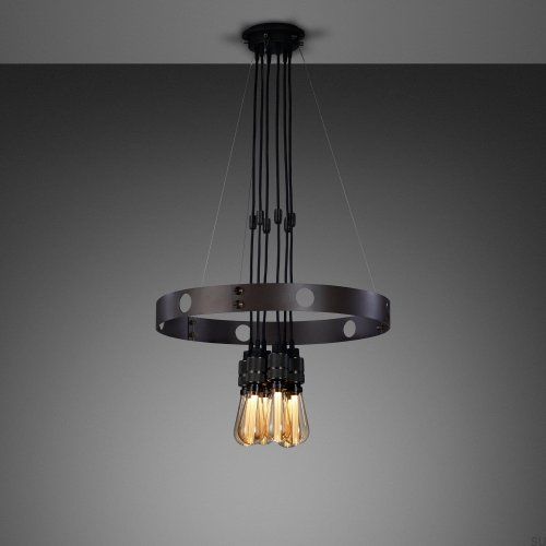 Żyrandol Hero Light Grafitowy/Palony brąz - 1.25M [A7104D]