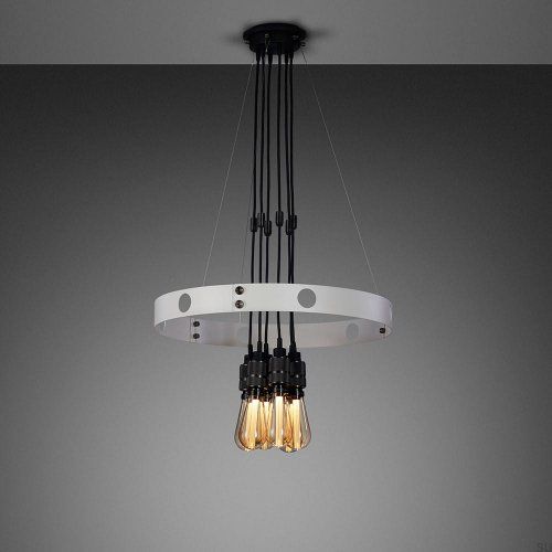 Żyrandol Hero Light Szary/Palony brąz - 1.25M [A7104L]