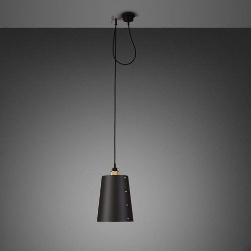 Lampa Hooked 1.0 Large Grafitowa/Mosiądz - 2.6M [A112]