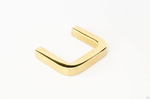 Gałka meblowa Thread 38 Mosiężna Polerowana Nielakierowana