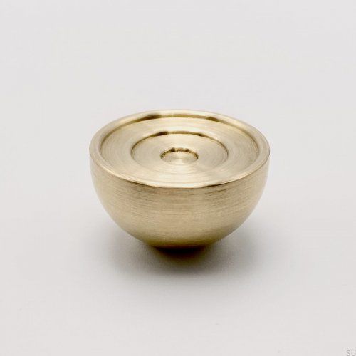 Gałka meblowa Marbelo 02 Mosiężna Szczotkowana Nielakierowana