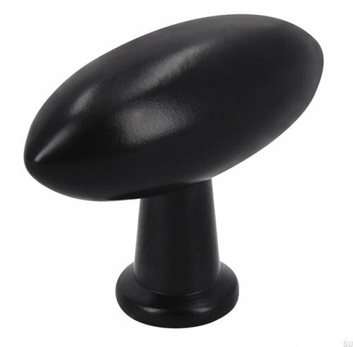 Gałka meblowa 2039 Metalowa Czarna Matowa