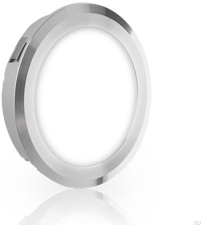 Oprawa punktowa spot Stella Flat Led 2700K Ip44 3W Srebrna