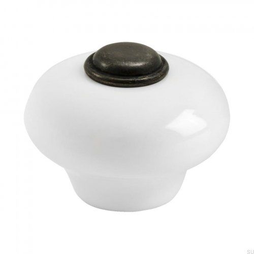 Gałka meblowa 409 Porcelanowa antyczna