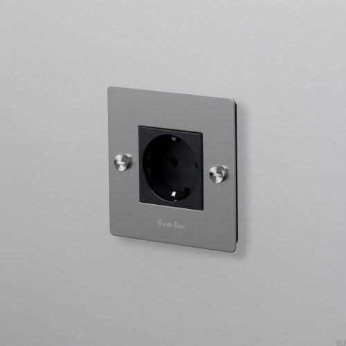 Gniazdo pojedyncze 1G Socket Stalowe Standard europejski