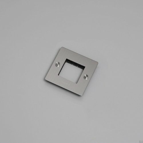 Ramka 1G Wall Plate Stalowa Standard europejski