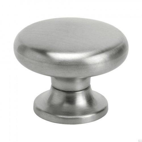 Gałka meblowa 8701 Srebrna Metalowa (Inox Look)