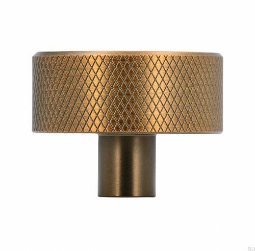 Gałka meblowa 2464 33 Antyczna Złota Szczotkowana