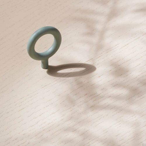 Gałka meblowa Key Metalowa Zielona