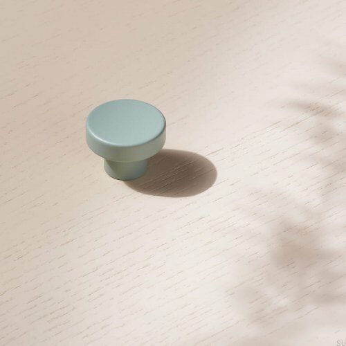 Gałka meblowa Circular Metalowa Zielona