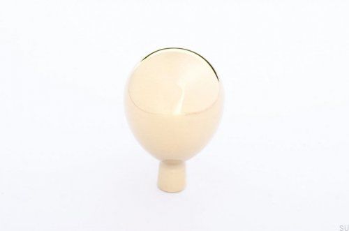 Gałka meblowa Drop 20 Mosiężna Polerowana Nielakierowana