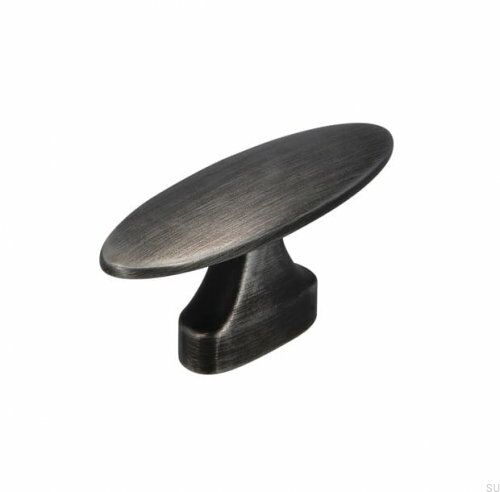 Gałka meblowa 2441 16 Antyczna Srebrna Szczotkowana