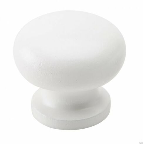 Gałka meblowa Lille-39 Drewniana Biała