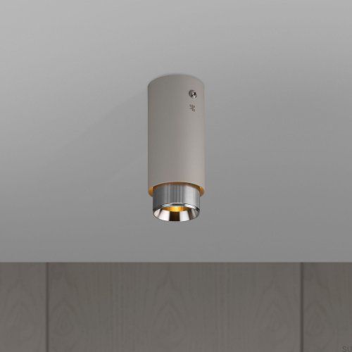 Lampa Exhaust Surface Szara ze stalą