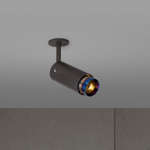 Lampa Exhaust Spot Grafitowa z paloną stalą