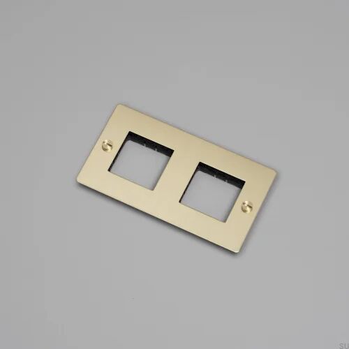 Ramka 2G Wall Plate Mosiężna Standard europejski