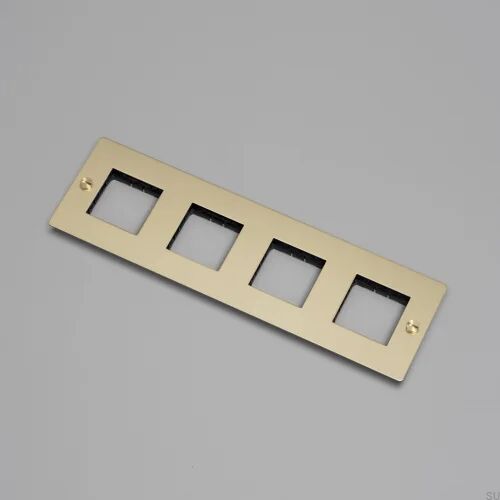 Ramka 4G Wall Plate Mosiężna Standard europejski