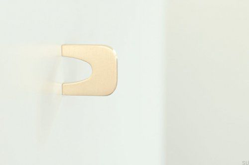 Gałka meblowa Bridge 32 Mosiężna Szczotkowana Nielakierowana